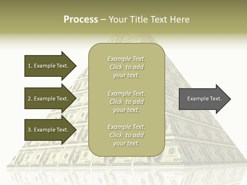 Symbol Financial Strength PowerPoint Template
