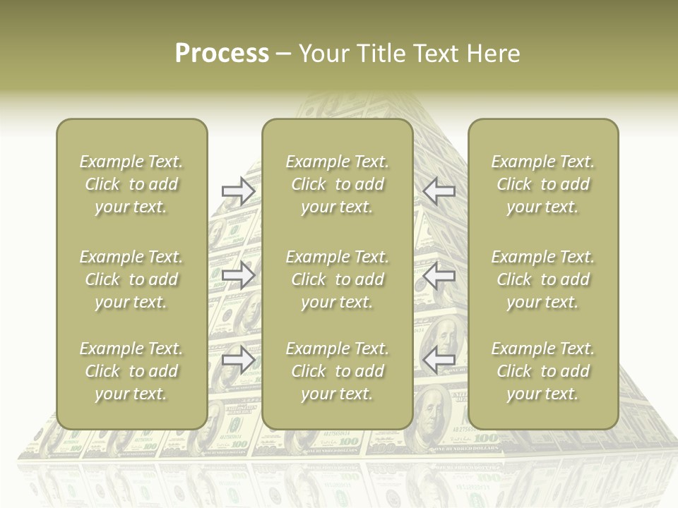 Symbol Financial Strength PowerPoint Template