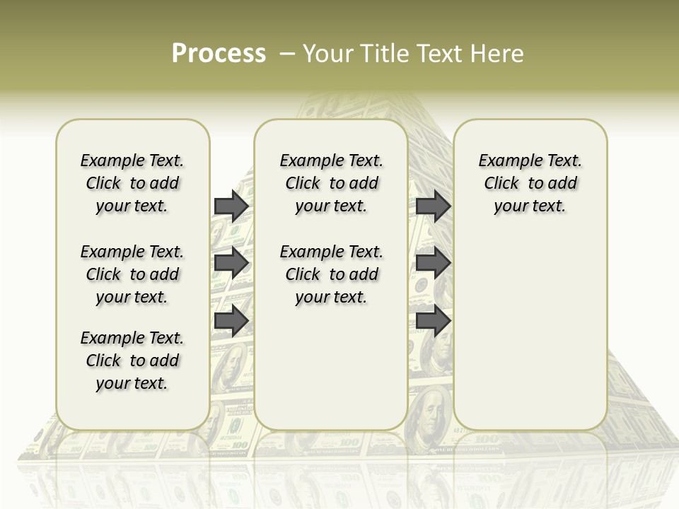 Symbol Financial Strength PowerPoint Template