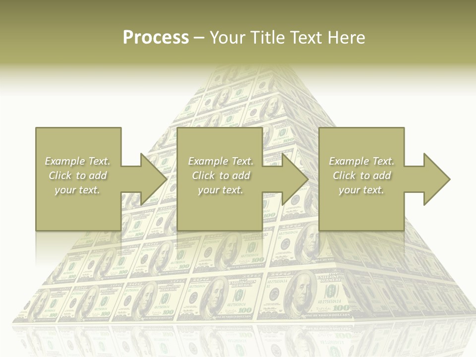 Symbol Financial Strength PowerPoint Template