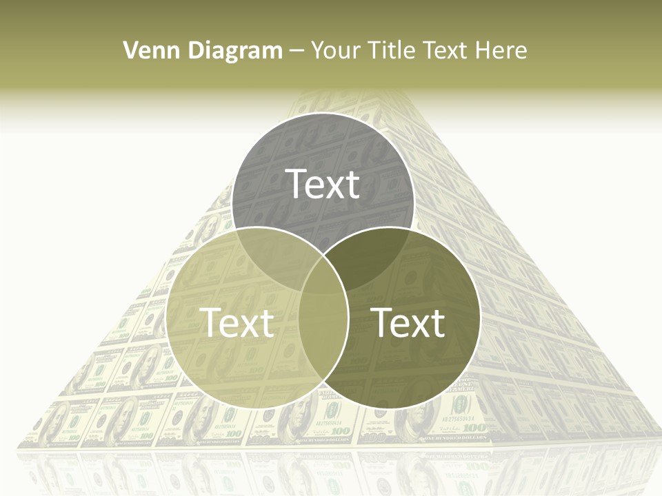 Symbol Financial Strength PowerPoint Template