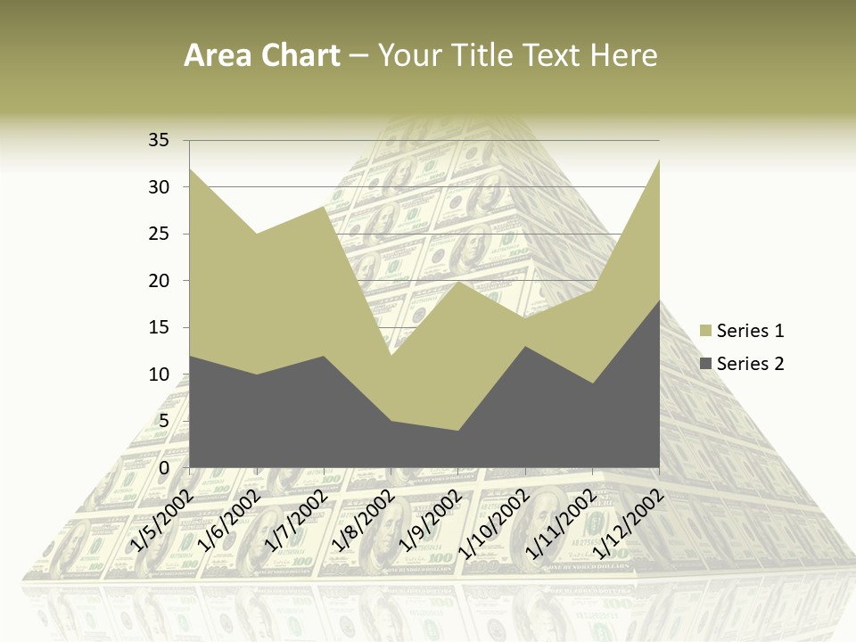 Symbol Financial Strength PowerPoint Template