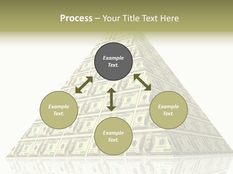 Symbol Financial Strength PowerPoint Template