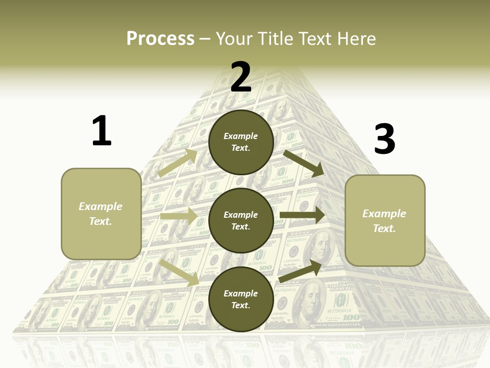 Symbol Financial Strength PowerPoint Template