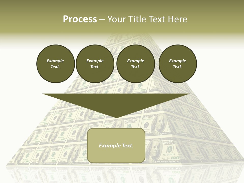Symbol Financial Strength PowerPoint Template