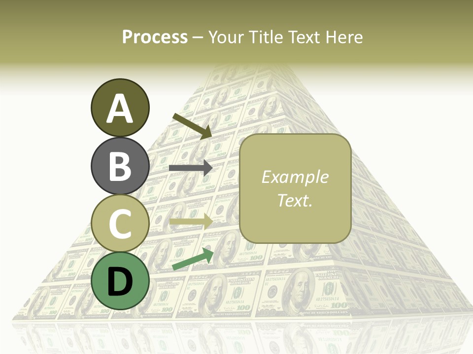 Symbol Financial Strength PowerPoint Template