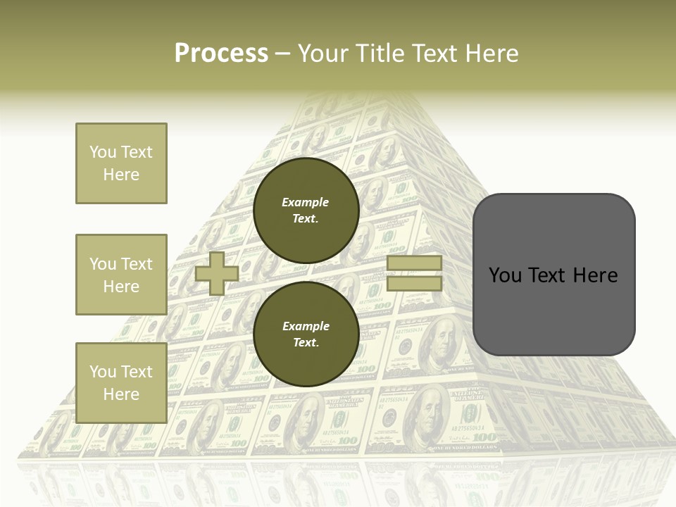 Symbol Financial Strength PowerPoint Template