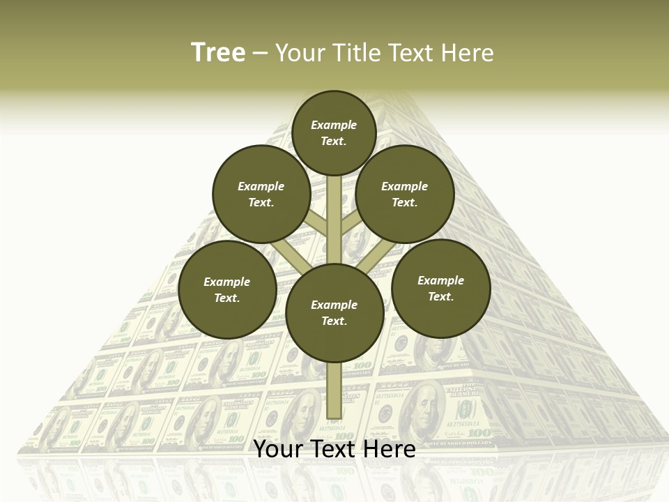 Symbol Financial Strength PowerPoint Template