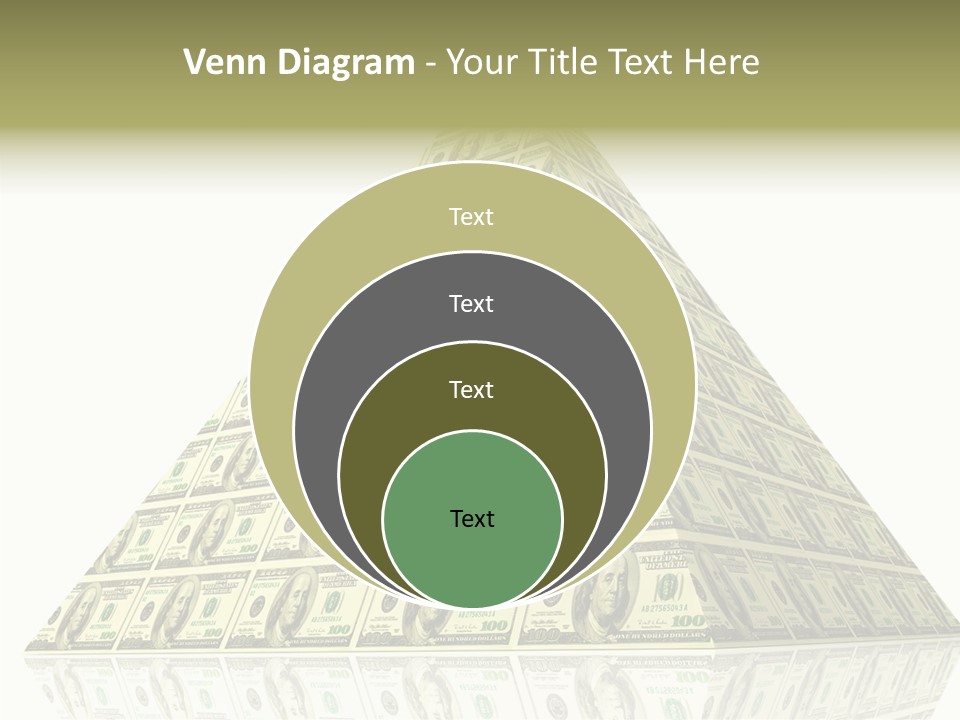 Symbol Financial Strength PowerPoint Template