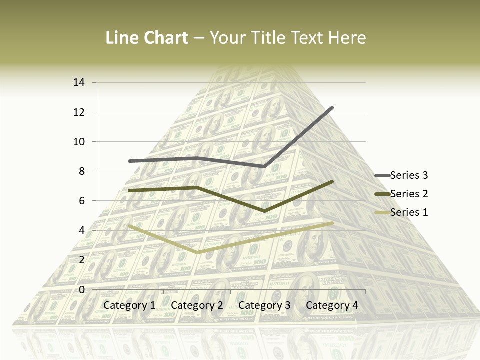 Symbol Financial Strength PowerPoint Template