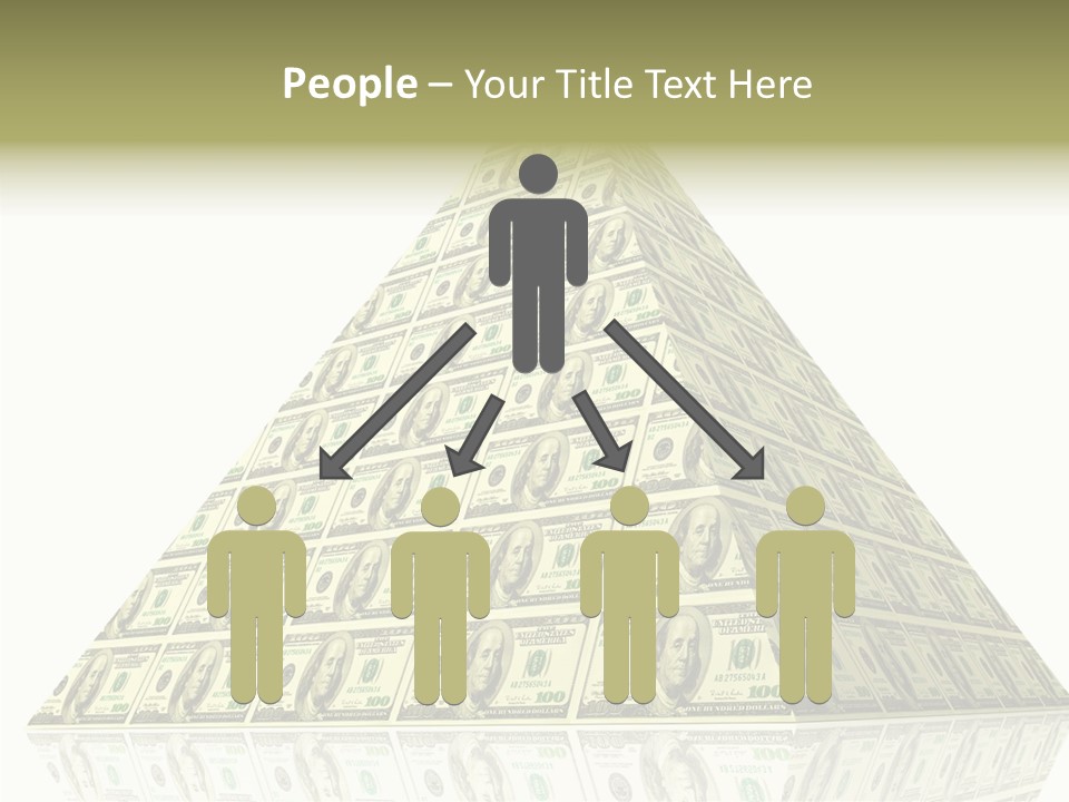 Symbol Financial Strength PowerPoint Template