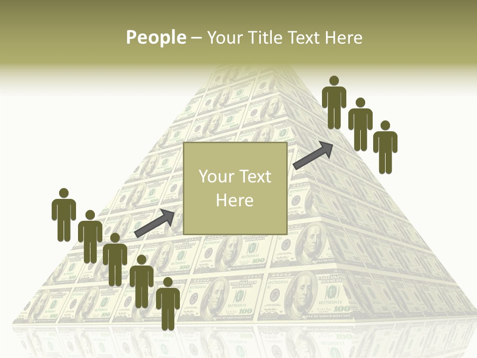 Symbol Financial Strength PowerPoint Template