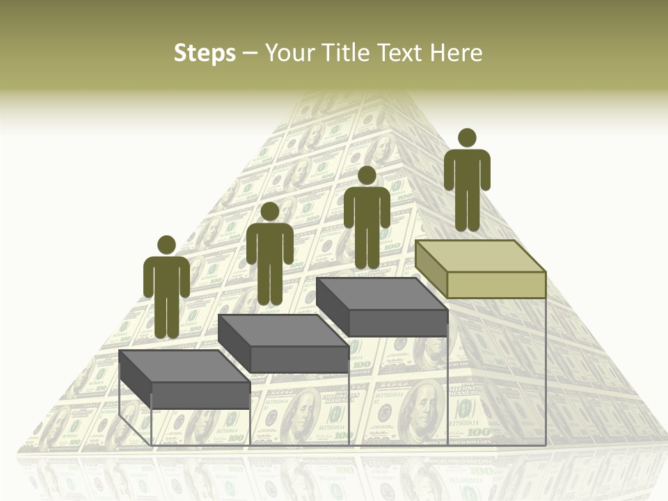 Symbol Financial Strength PowerPoint Template