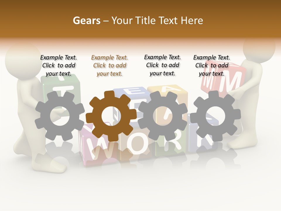 Label Character Solution PowerPoint Template