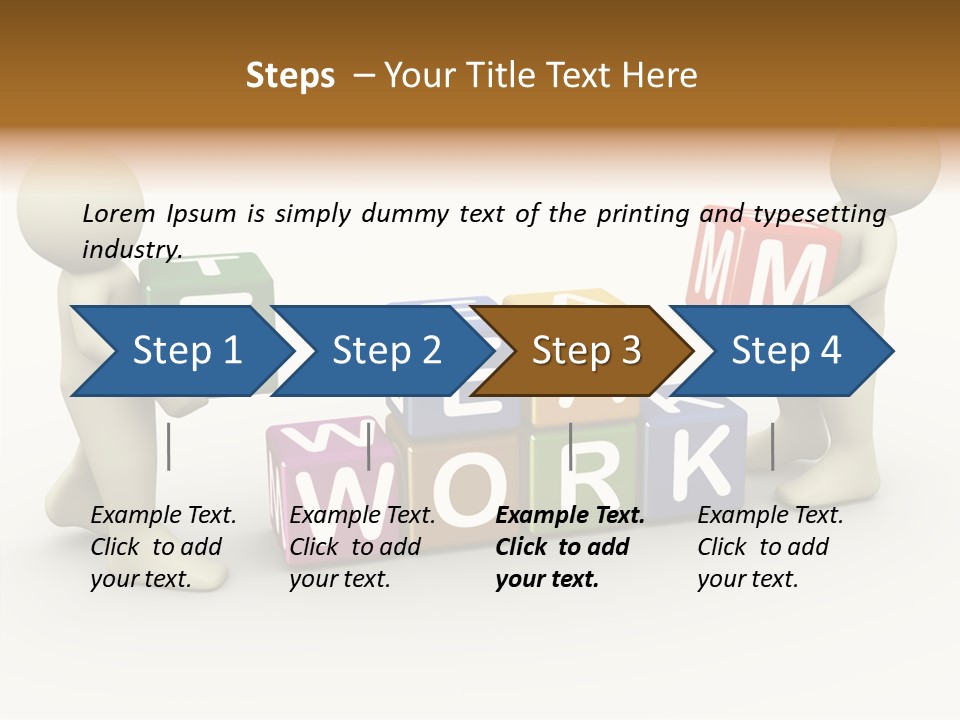 Label Character Solution PowerPoint Template