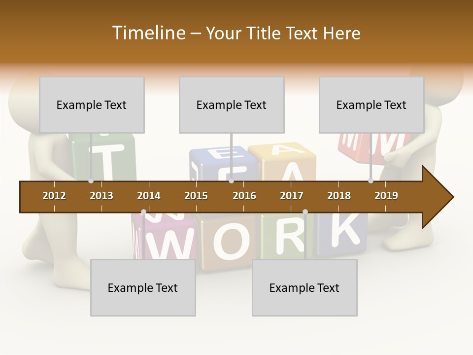 Label Character Solution PowerPoint Template