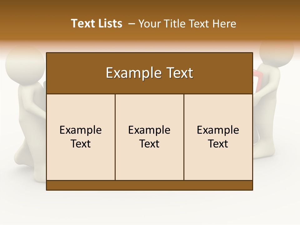 Label Character Solution PowerPoint Template