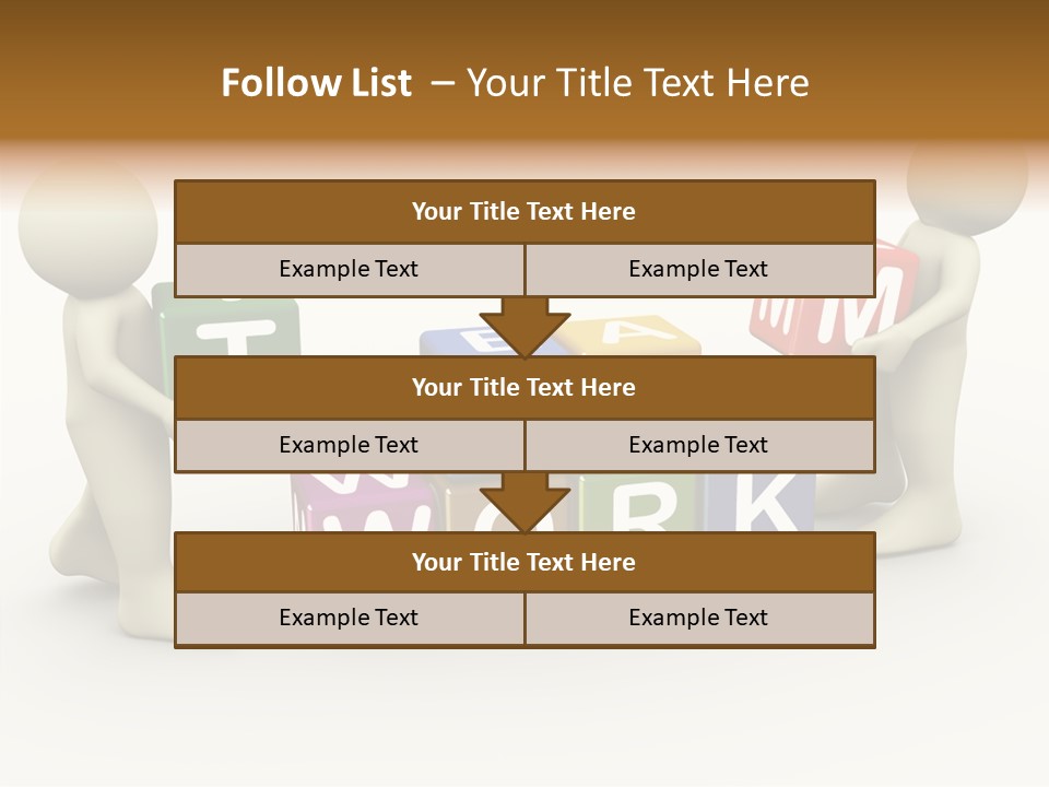 Label Character Solution PowerPoint Template
