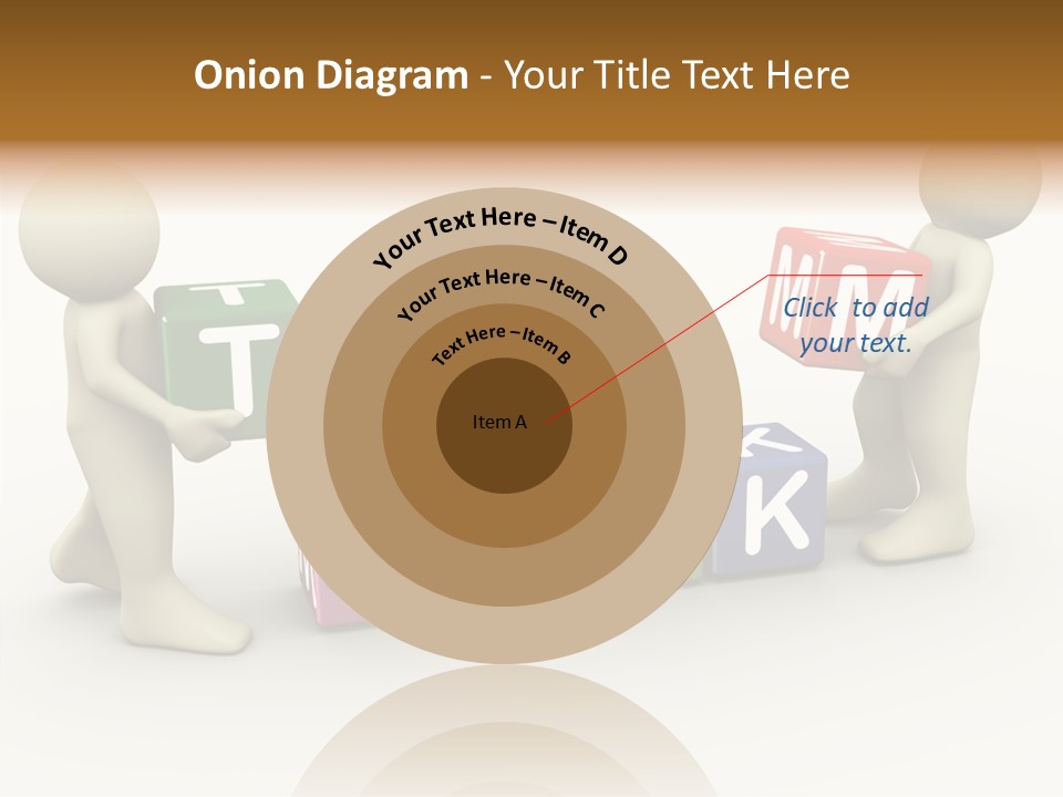 Label Character Solution PowerPoint Template