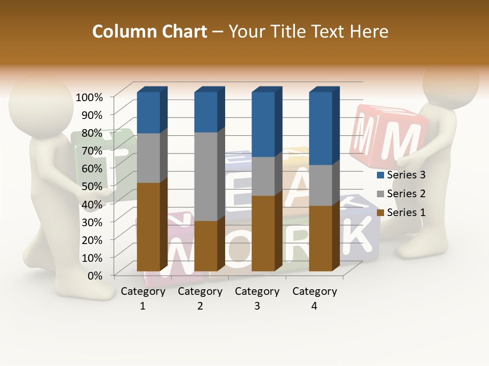 Label Character Solution PowerPoint Template