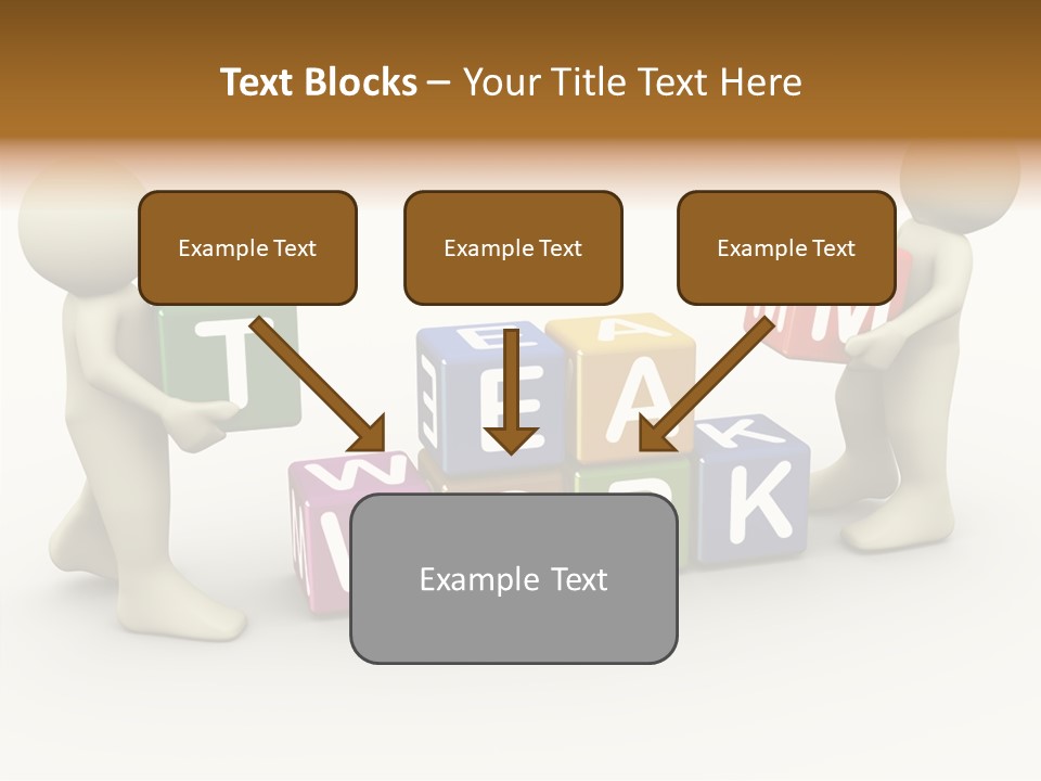 Label Character Solution PowerPoint Template