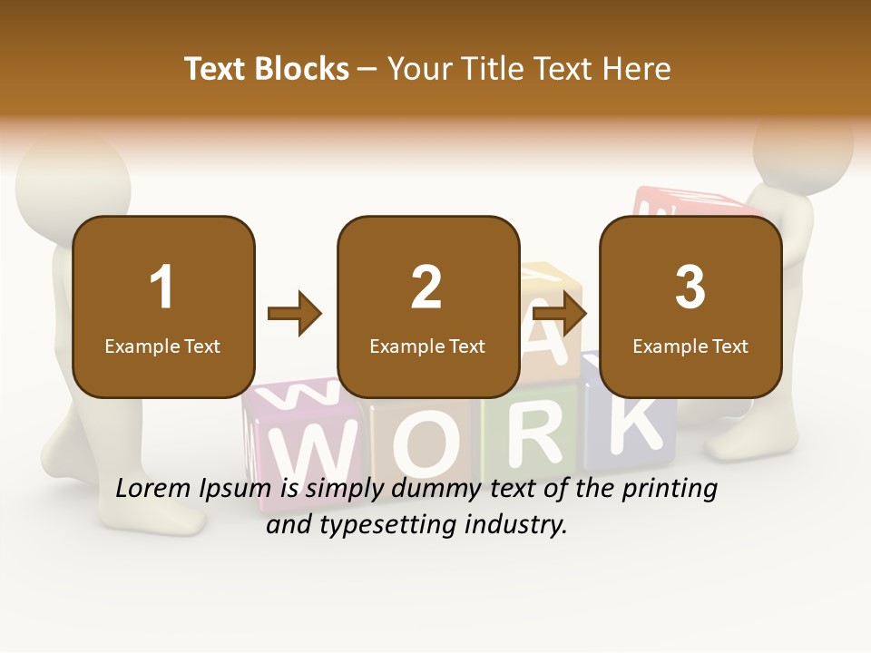 Label Character Solution PowerPoint Template