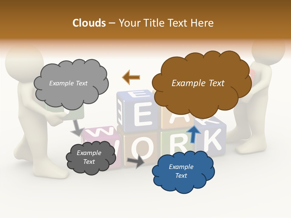 Label Character Solution PowerPoint Template