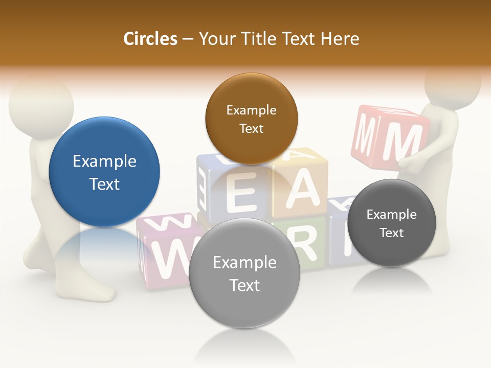 Label Character Solution PowerPoint Template