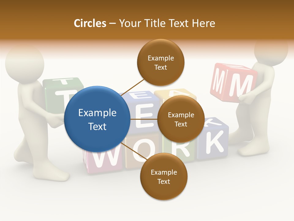 Label Character Solution PowerPoint Template