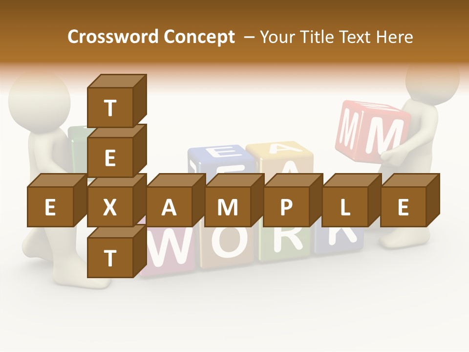Label Character Solution PowerPoint Template