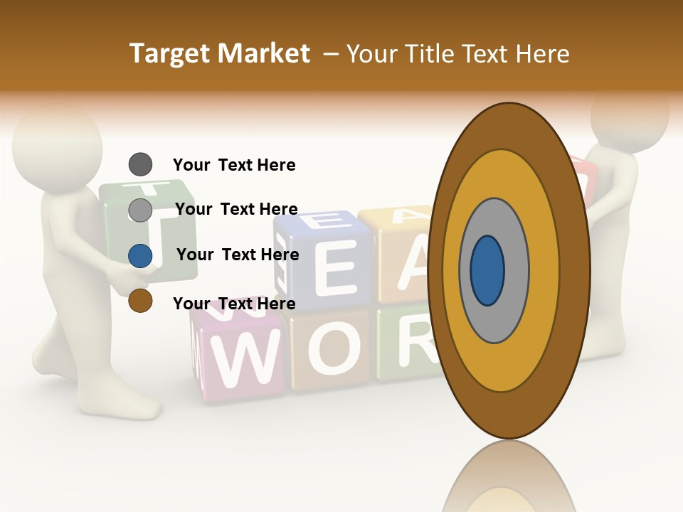 Label Character Solution PowerPoint Template