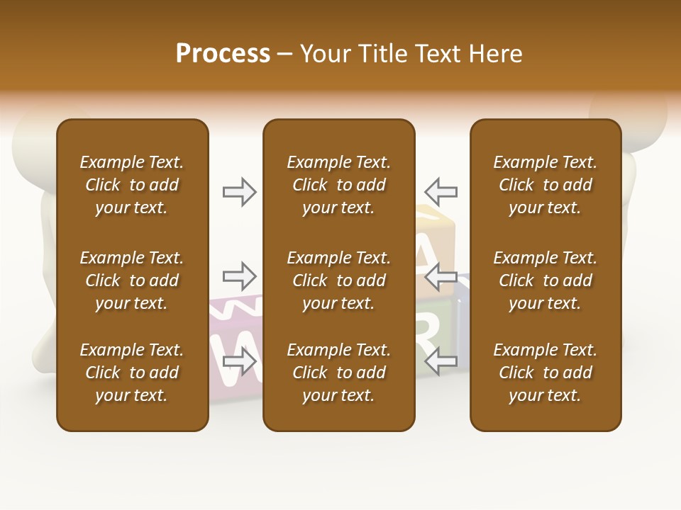 Label Character Solution PowerPoint Template