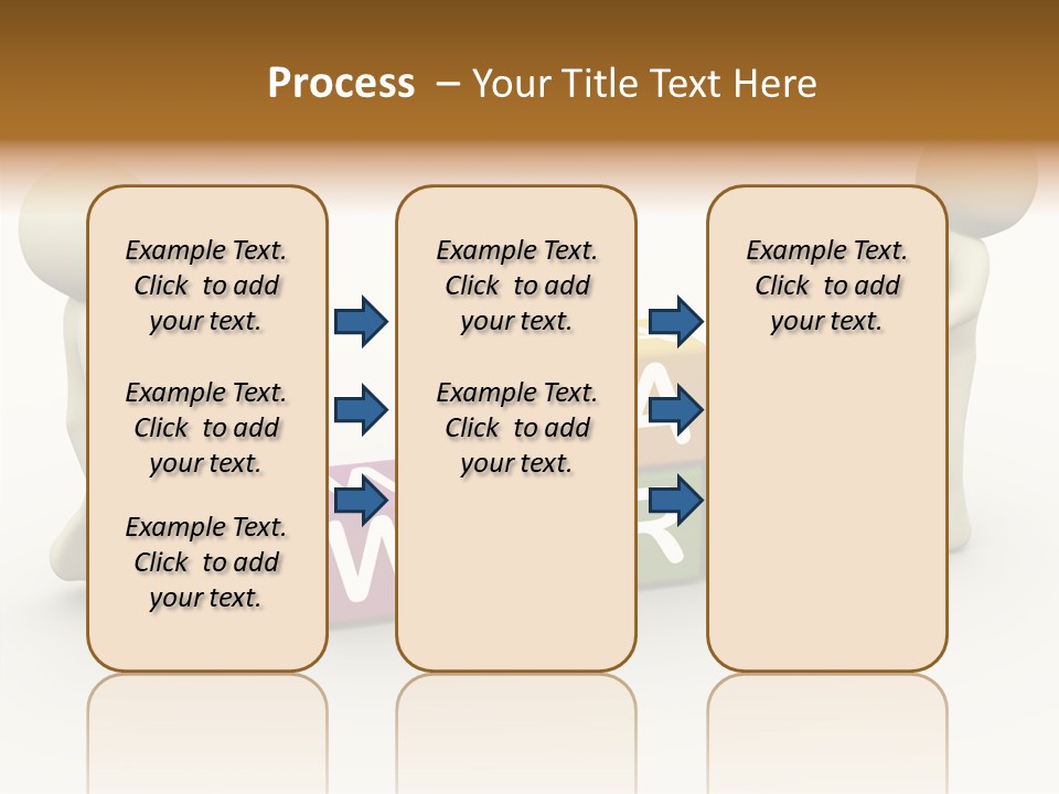 Label Character Solution PowerPoint Template
