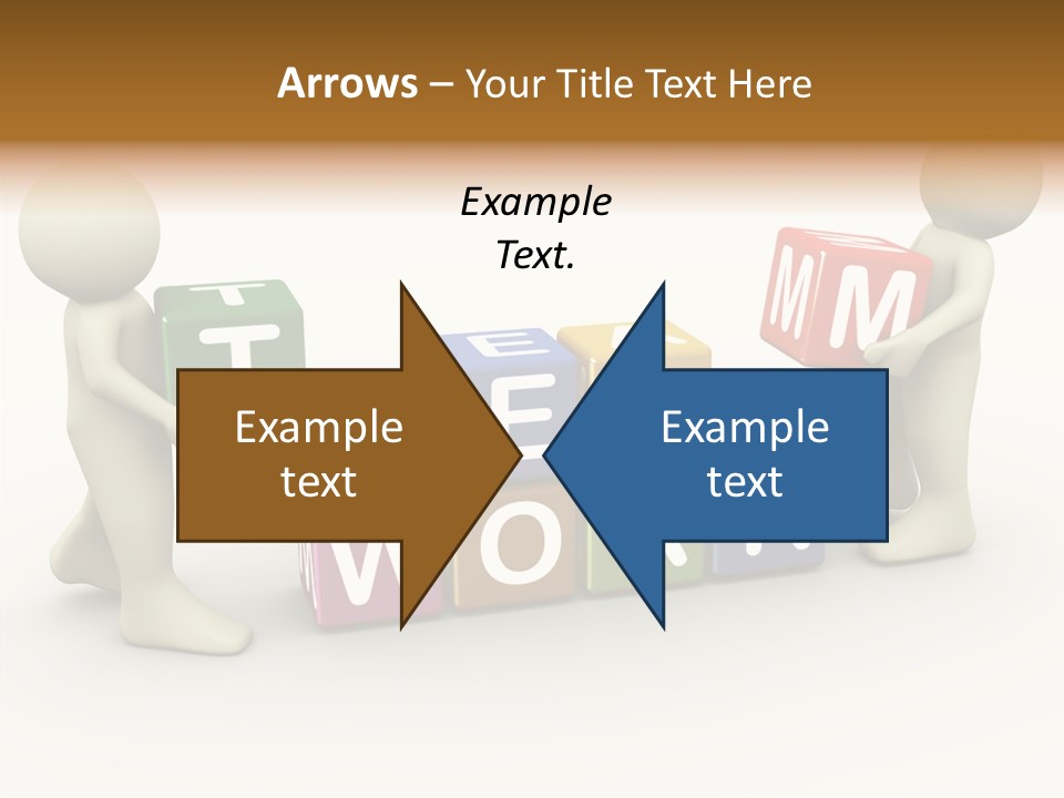 Label Character Solution PowerPoint Template