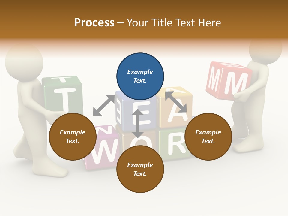 Label Character Solution PowerPoint Template