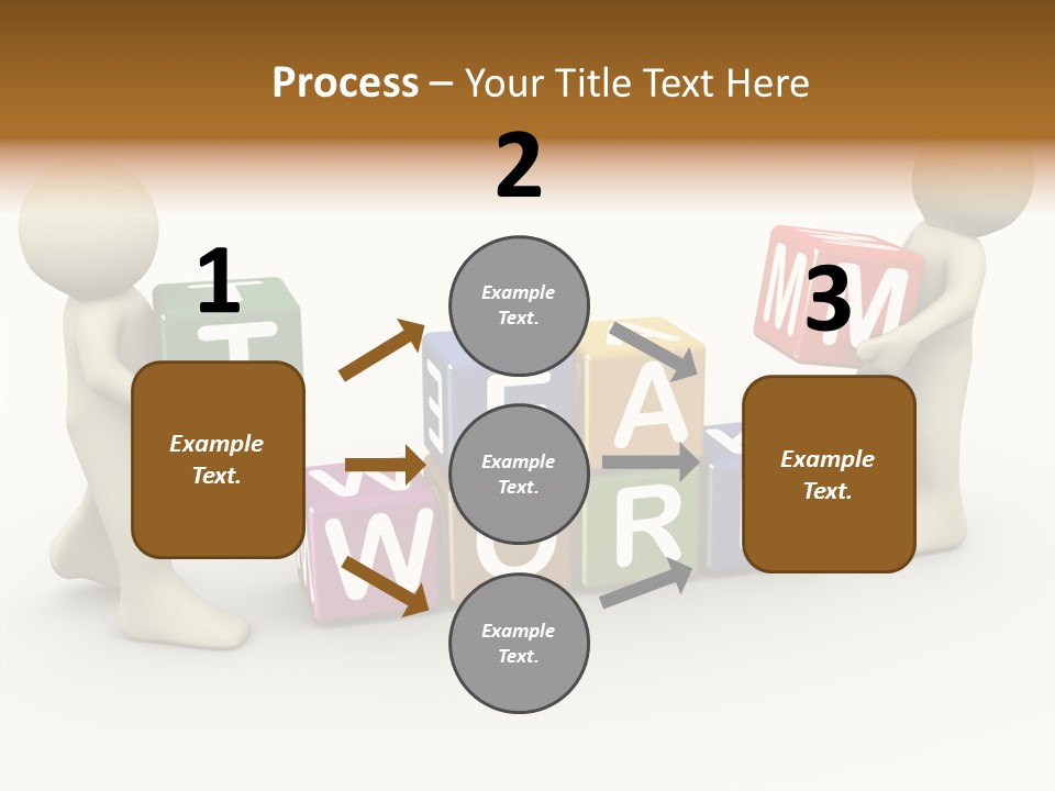 Label Character Solution PowerPoint Template