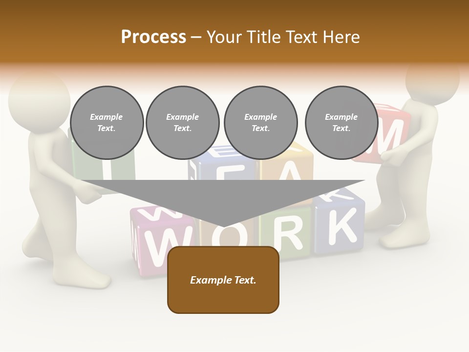 Label Character Solution PowerPoint Template