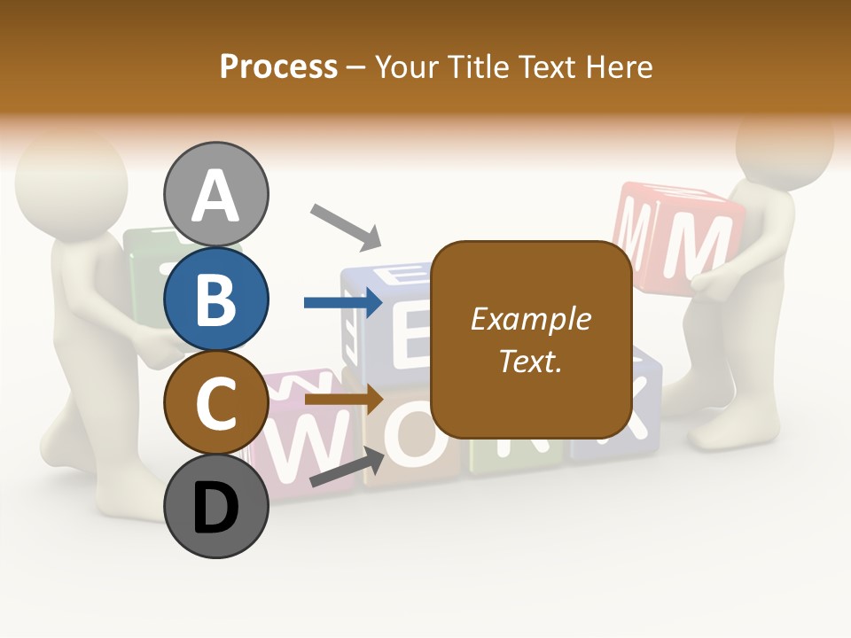 Label Character Solution PowerPoint Template