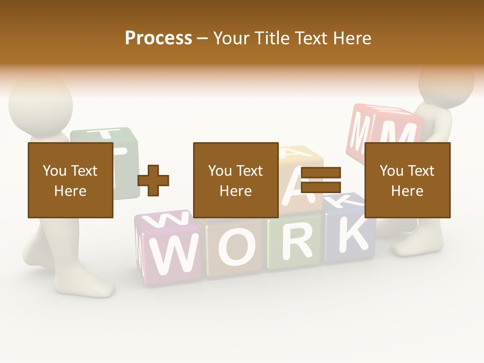 Label Character Solution PowerPoint Template