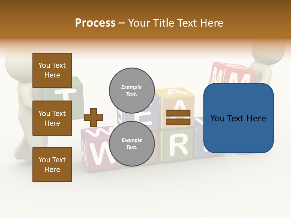 Label Character Solution PowerPoint Template