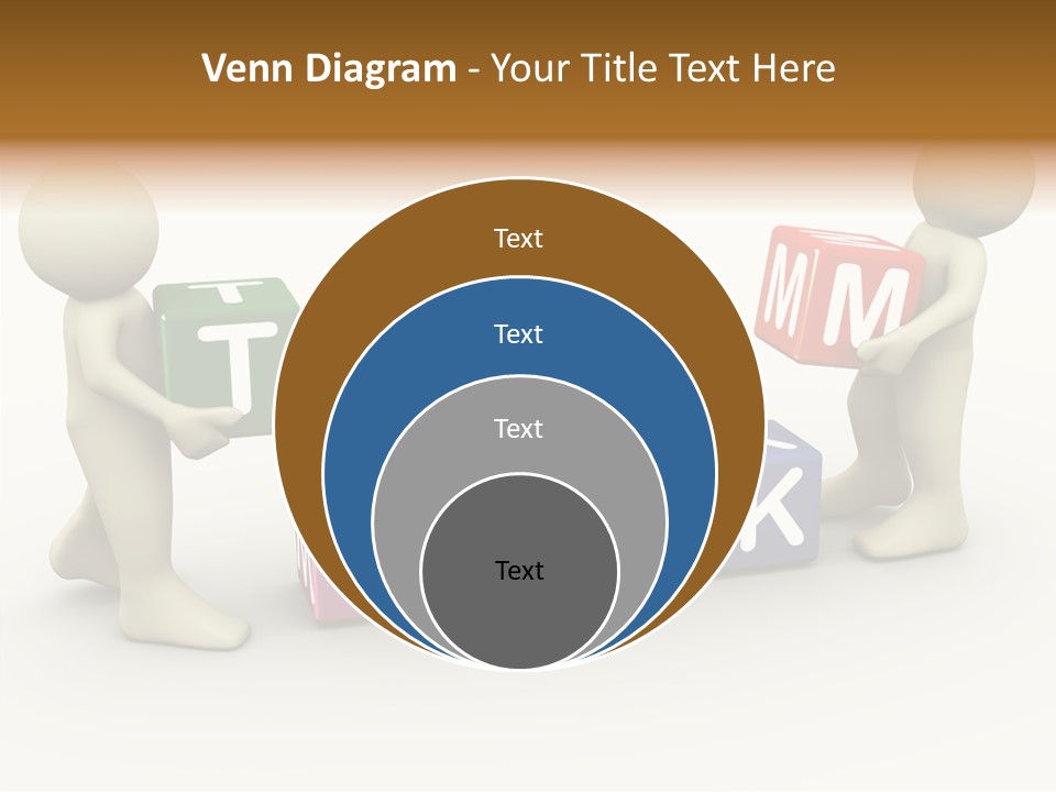Label Character Solution PowerPoint Template