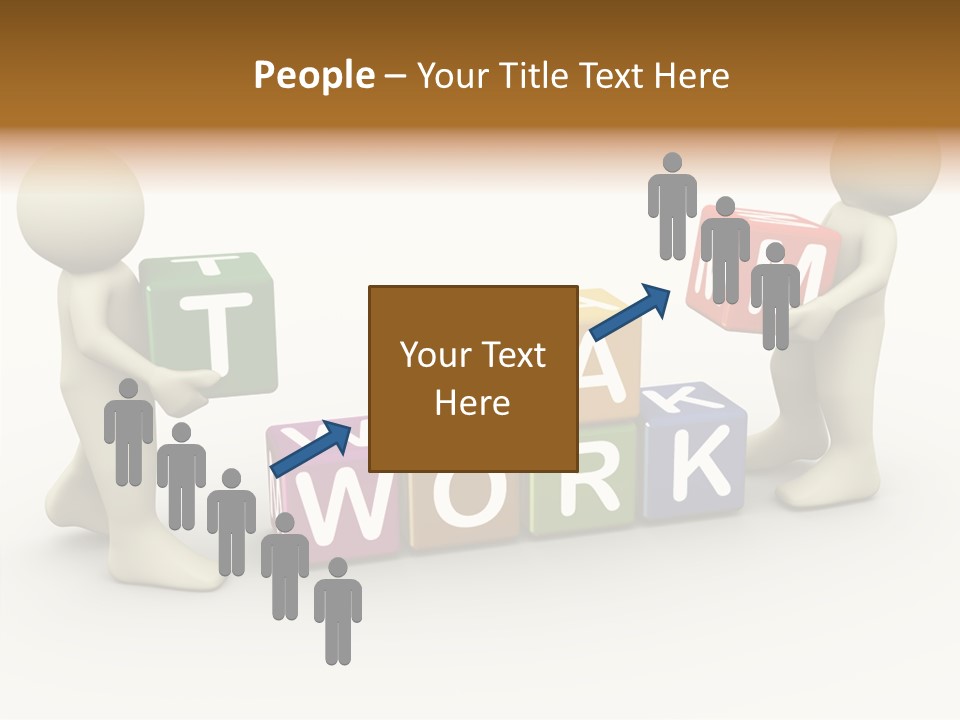 Label Character Solution PowerPoint Template