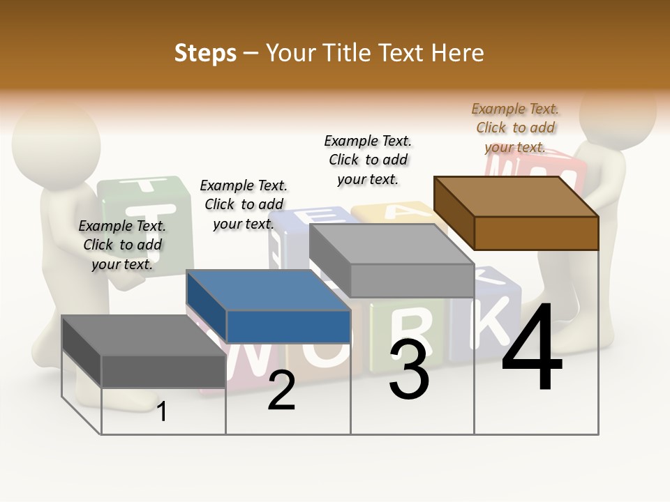 Label Character Solution PowerPoint Template