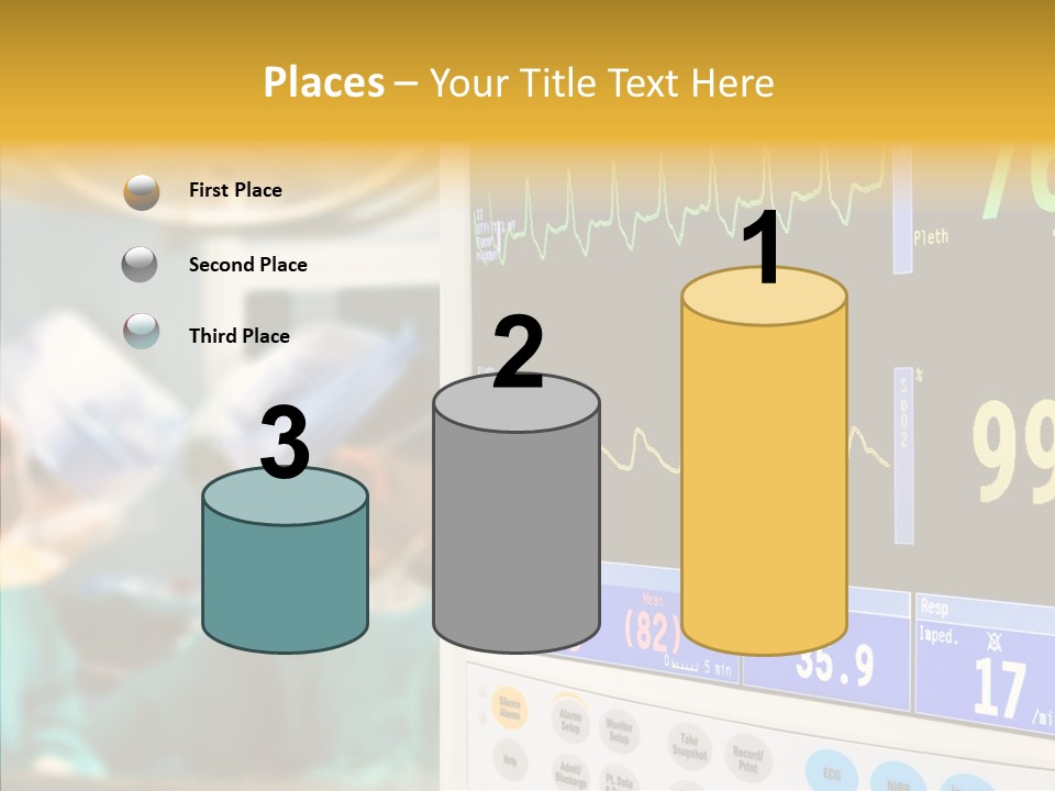 Room Electrocardiogram Professional PowerPoint Template