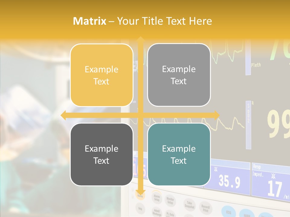 Room Electrocardiogram Professional PowerPoint Template