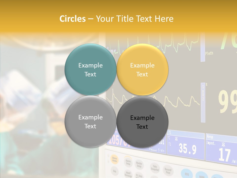 Room Electrocardiogram Professional PowerPoint Template