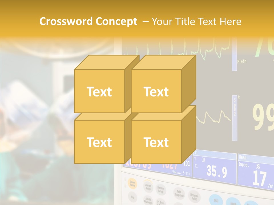 Room Electrocardiogram Professional PowerPoint Template