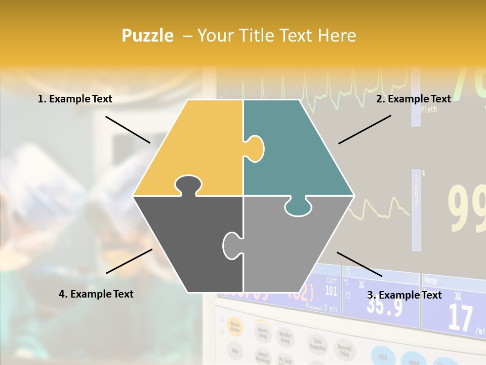 Room Electrocardiogram Professional PowerPoint Template