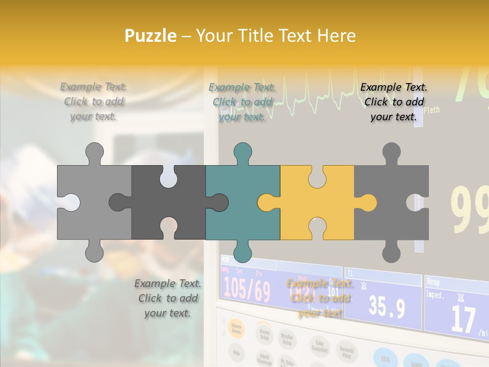Room Electrocardiogram Professional PowerPoint Template