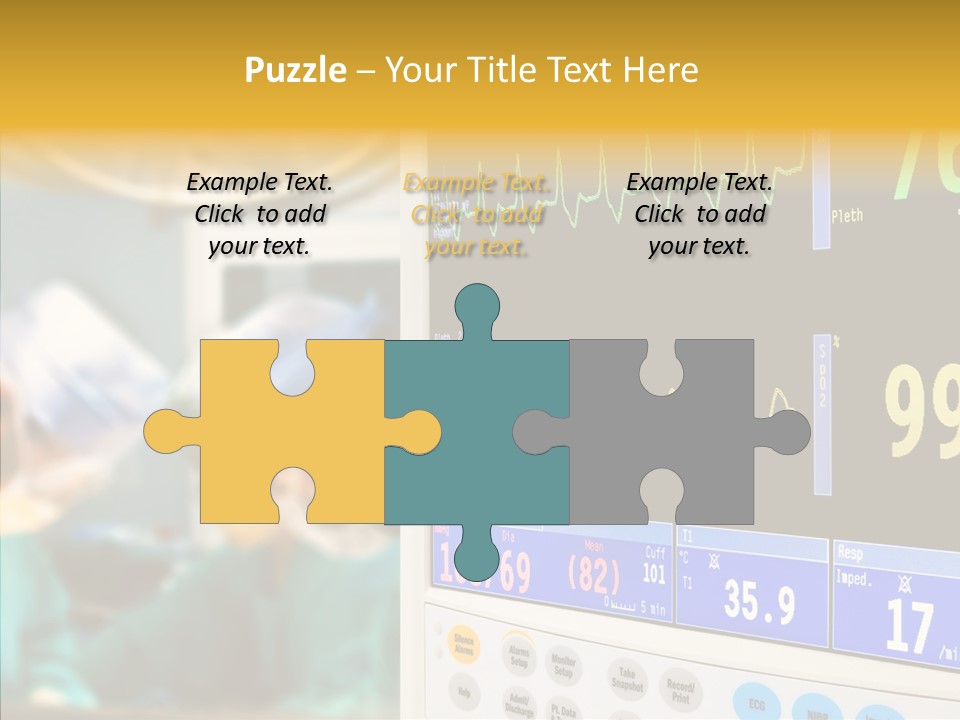 Room Electrocardiogram Professional PowerPoint Template